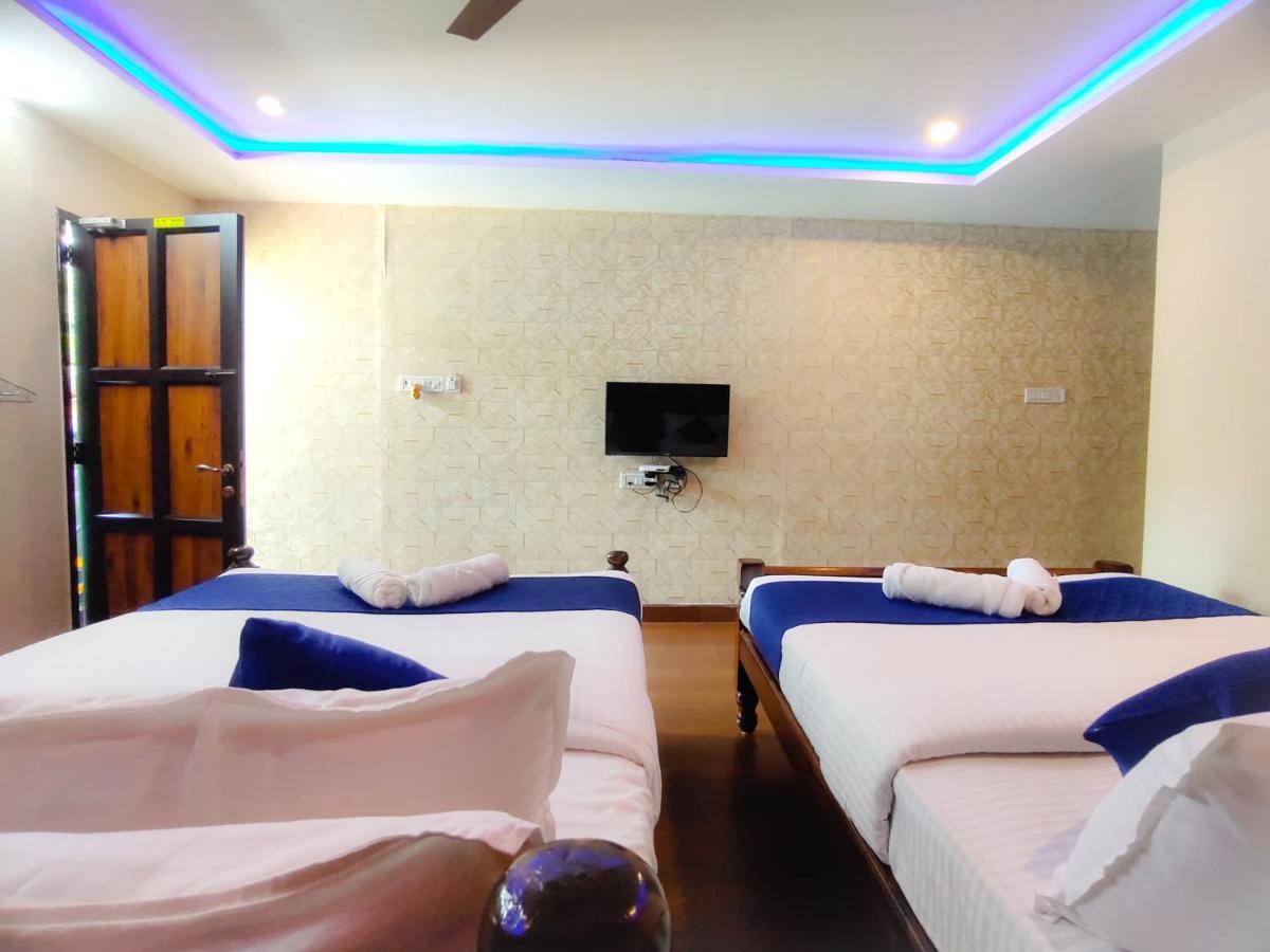 Pv Cottages - Serenity Beach Puducherry Buitenkant foto